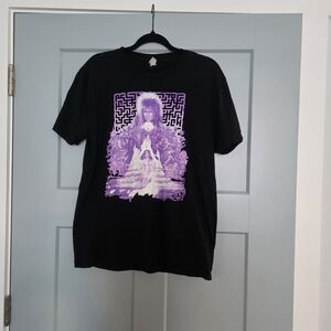 Rock Me Labyrinth Graphic Tee Women’s L 100% Cotton Retro 80s Movie Shirt